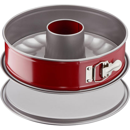 251954 - TEFAL DELIBAKE SAVARIN FORMË ME SUSTË, 27 cm, Çelik i Kuq Karboni