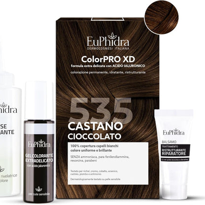 272457 - EuPhidra ColorPro XD, Ngjyrë e përhershme për flokë, kafe çokollate