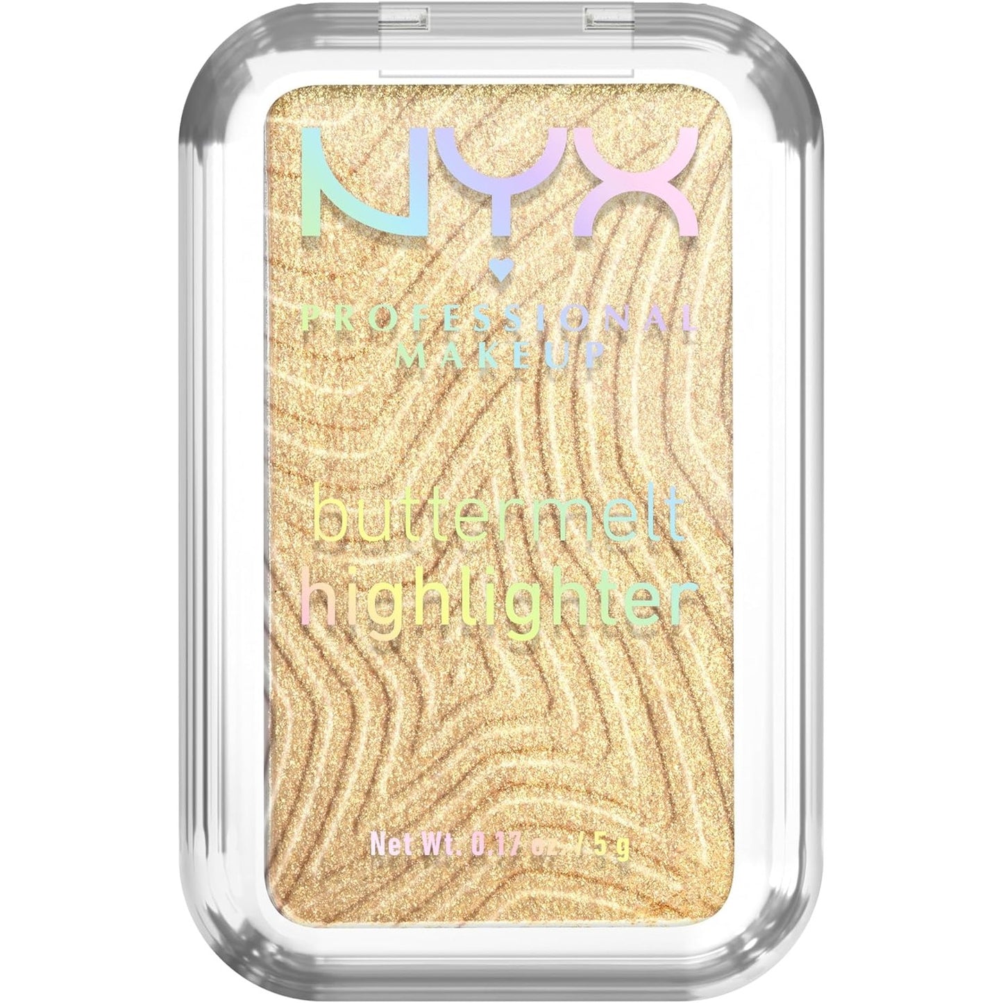 318260 - NYX Professional Makeup Highlighter Buttermelt, ngjyra: Butta Than Gold, teksturë e butë si gjalpë, me gjalpë shea, gjalpë mango dhe gjalpë bajamesh, vegan