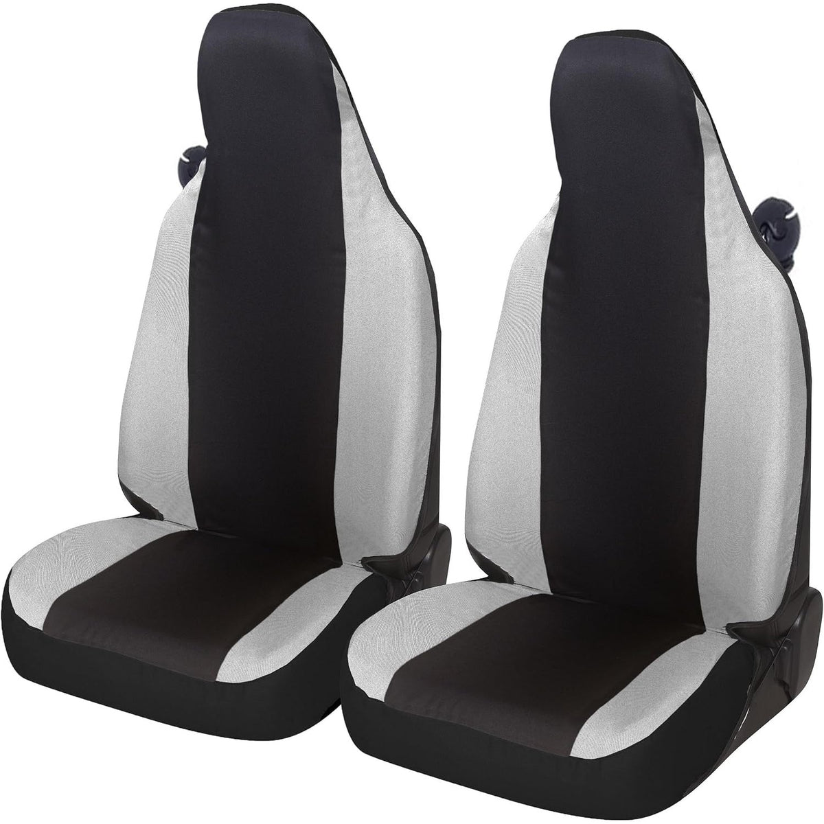 312938 - LUPEX Mbulesa për sediljet e makinave për Smart fortwo 450, 451, 453, seritë 1 2 3, prej poliesteri, e zezë - gri e çelët