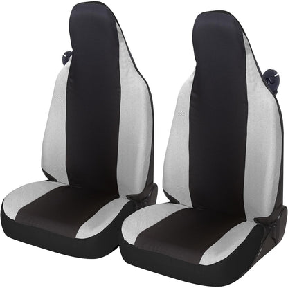 312938 - LUPEX Mbulesa për sediljet e makinave për Smart fortwo 450, 451, 453, seritë 1 2 3, prej poliesteri, e zezë - gri e çelët