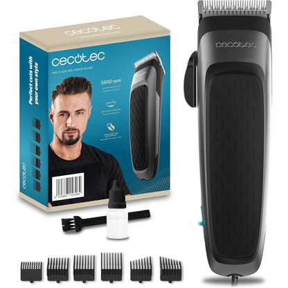 317449 - CECOTEC MAKINË PRERËSE PËR MJEKËR DHE FLOKË, 5800 RPM, TEHE ÇELIKU INOX, 6 KREHËRA