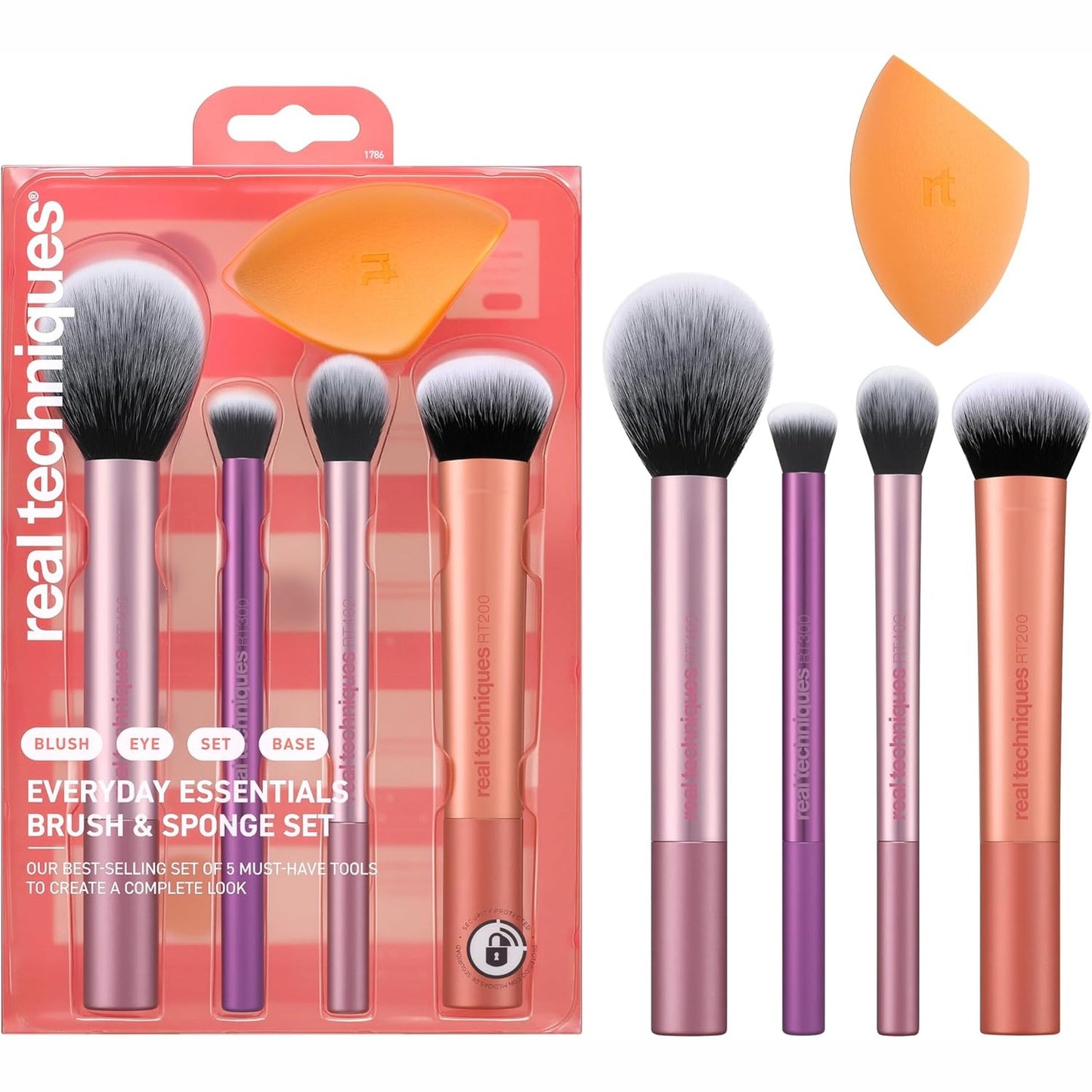 321548 - Real Techniques Kit sfungjeri për makijazh Everyday Essentials, set me 5 pjesë