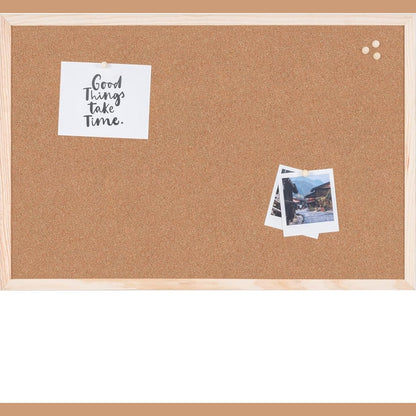 274293 - BI-OFFICE Bi-Office Basic Cork Board, Kornizë prej druri pishe, 90 x 60 cm, kafe