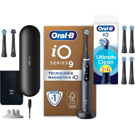 302685 - ORAL-B Furçë dhëmbësh elektrike iO 9, rozë, 7 mënyra larjeje, 16 zona pastrimi, ekran interaktiv, e, kuti udhëtimi