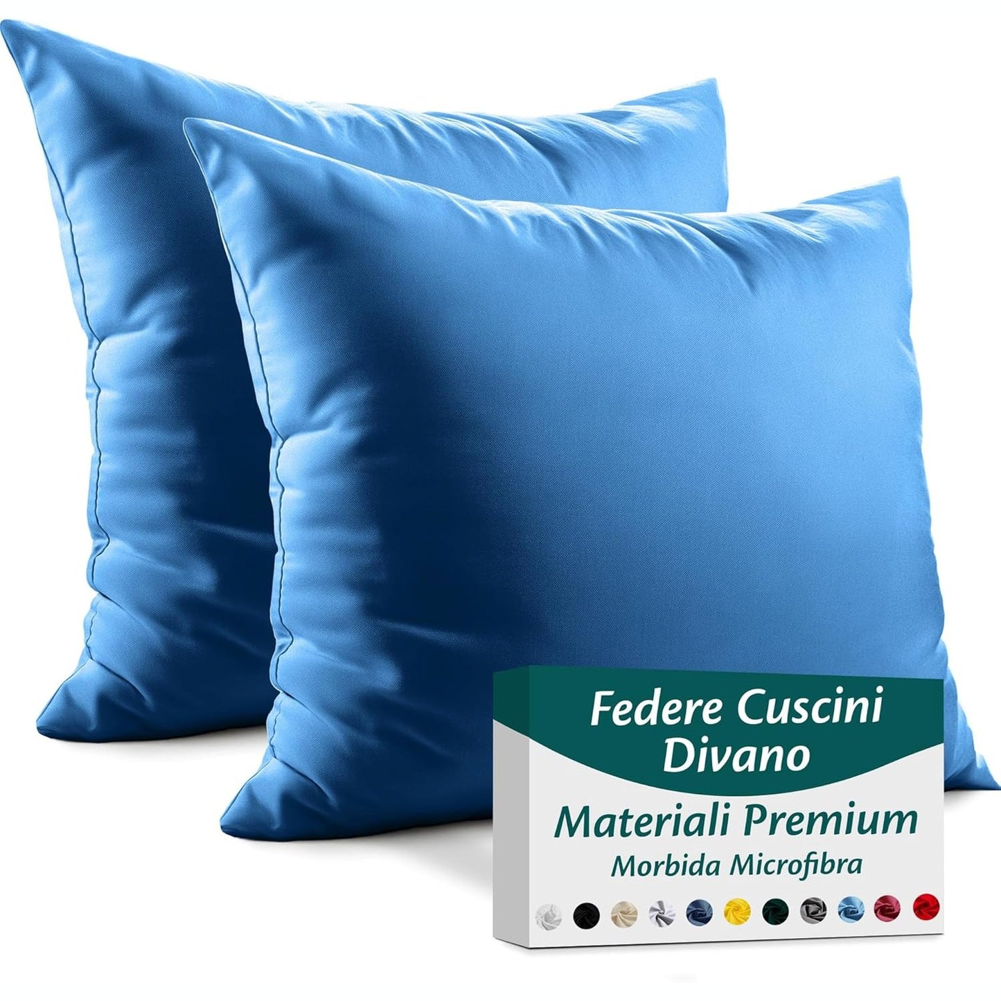 225310 - MBULESE JASTËKU, 30x30, mikrofibër e çertifikuar OEKO-TEX, blu marine, set me 2 copë