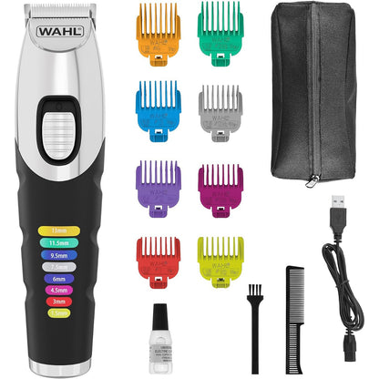 316170 - WAHL - Makinë prerëse për mjekër Colour Trim, 240 minuta përdorim pa tel, Ngarkues USB