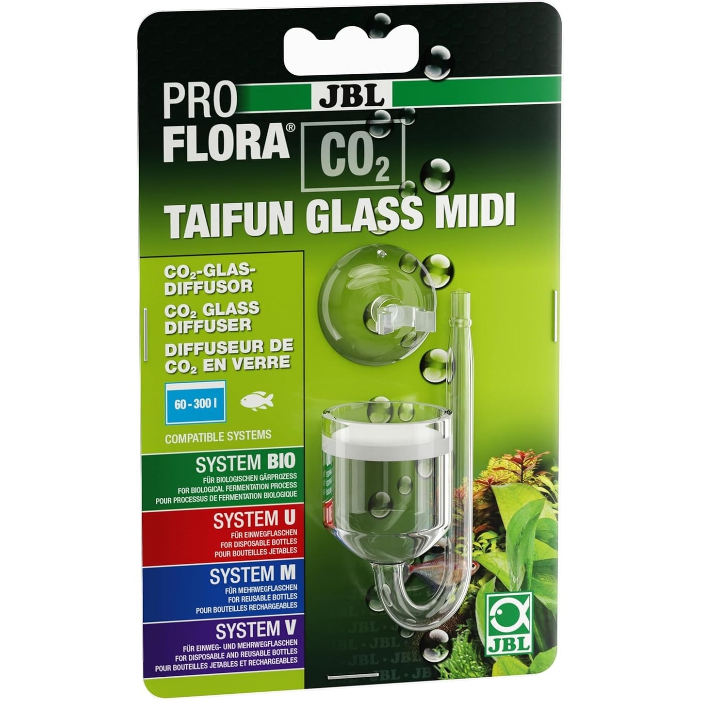 224165 - JBL PROFLORA CO2 Taifun Glass MIDI