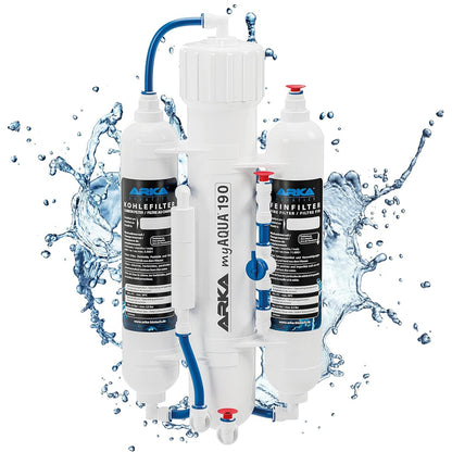 250905 - ARKA myAQUA Sistem osmoze të kundërt për akuariume, 190 l/ditë, largon deri në 99% të kripërave dhe mikrobeve