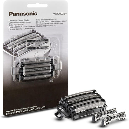 301763 - PANASONIC WES9032Y1361 Tehe Zëvendësuese dhe Fletë për Makina Rroje Elektrike ES-LV97, ES-LV95, ES-LV81, ES-LV69, ES-LV67, ES-LV65 dhe ES-LV61, Çelik Inoks Japonez, I Rezistueshëm nga Uji