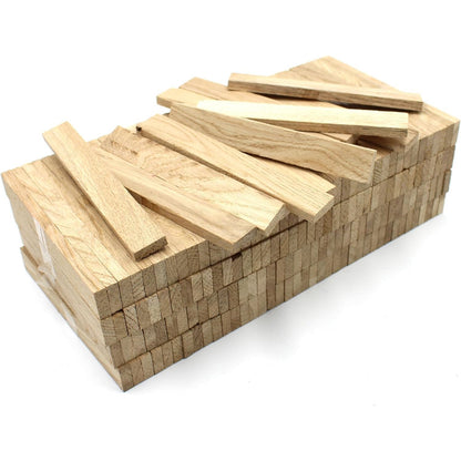 267092 - VmG-Store Shirita druri 22x8x160mm Blloqe artizanale të lirshme prej lisi për punime artizanale me shkopinj, shirit druri (36)