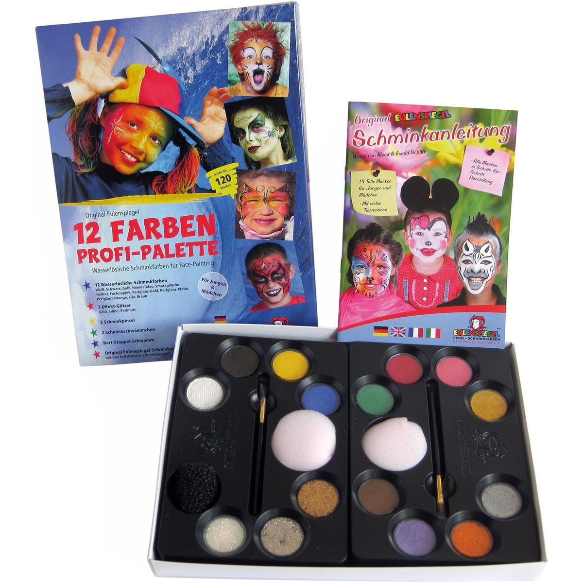 298269 - EULENSPIEGEL Palette Makeup 12 Ngjyra 21 Copë