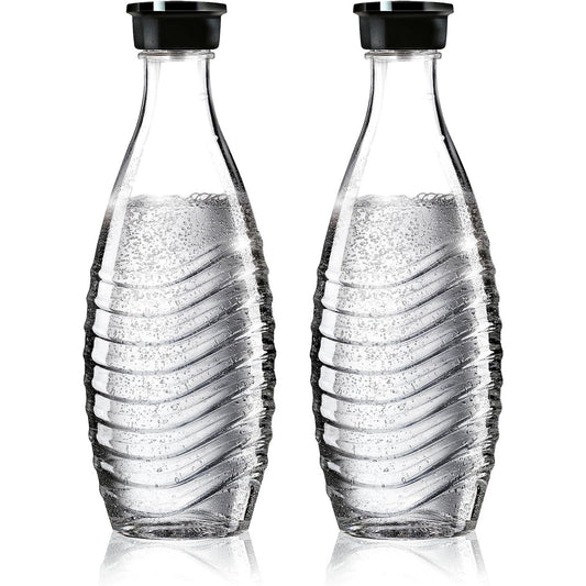 197067 - SODASTREAM Karafat e Qelqit – Seti prej 2 Karafesh, Kapaciteti 0.7L, Përshtatshme vetëm për Mekanizmat Penguin dhe Crystal, Të përshtatshme për Lavastovilje