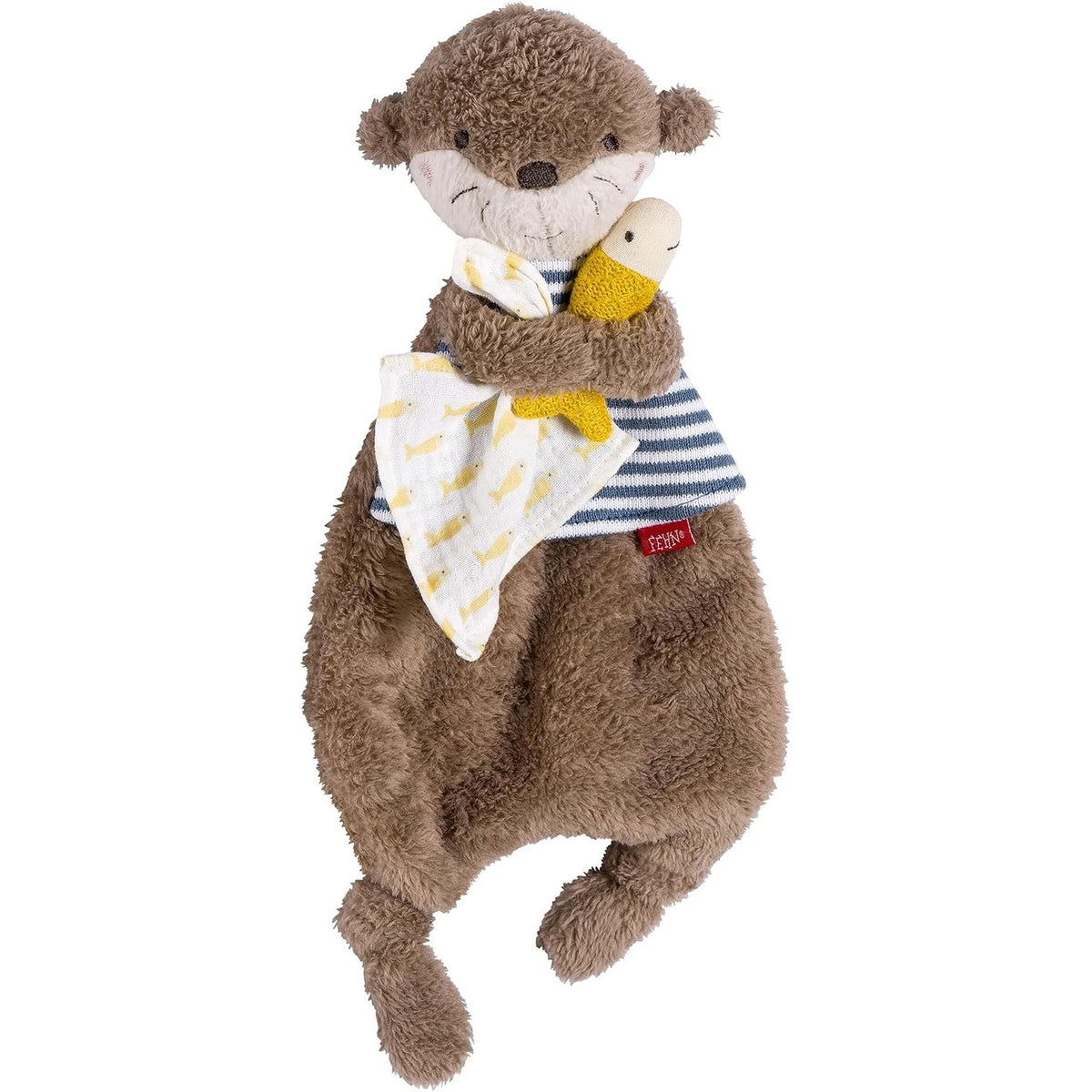317630 - FEHN Ngushëllues Theo the Otter, ndihmës gjumi dhe jorgan lodre e butë, për foshnje dhe fëmijë 0+ muajsh