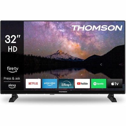 267603 - THOMSON TV 32 inch (80 cm) HD Smart Fire TV, Komandë zëri Alexa, Akordues i trefishtë (DVB-T/T2/C/S/S2), Dolby Audio, DTS Virtual:X, HDR10, WiFi, Bluetooth, HDMI- 32HF2S34