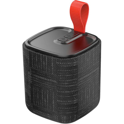 295334 - APM Altoparlant portativ Bluetooth, mini altoparlant, deri në 8 orë kohë loje, rezistent ndaj ujit IPX4, i zi, 571078