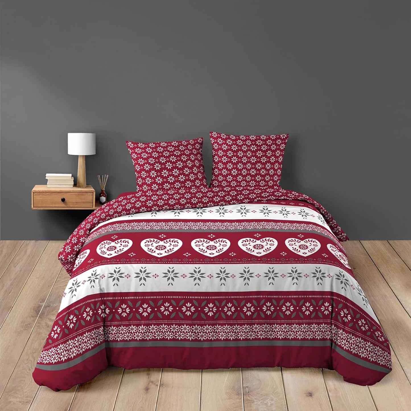 221785 - DOUCEUR D'INTÉRIEUR Komplet shtrati 3 pjesë 240 x 220 cm, 100% pambuk