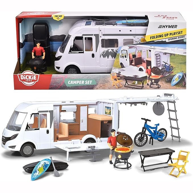 141568 - Dickie Toys – set kamperi (autokamper lodër).
