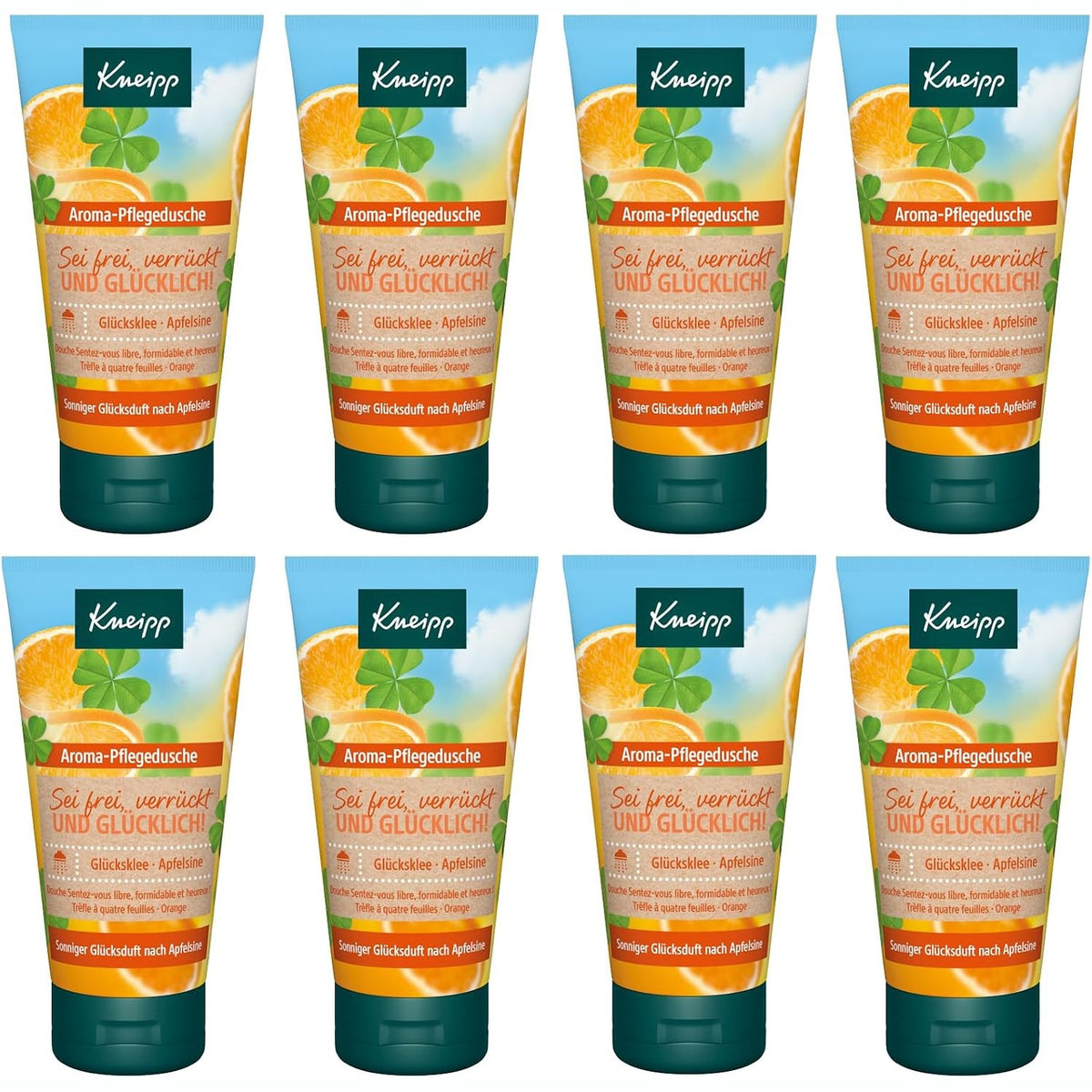 302408 - KNEIPP Xhel Dushi Aroma Care - Madhësi udhëtimi - Paketim 8 x 50ml