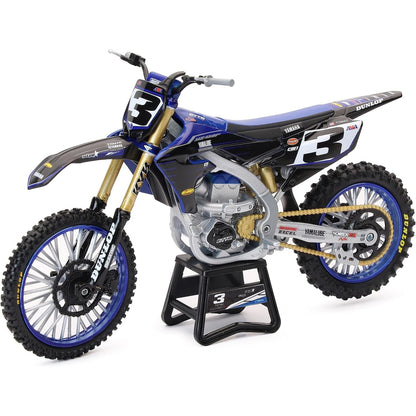 222021 - NEWRAY Miniature Yamaha YZF 450 Star Racing Eli Tomac Nr. 3, 1/12, 58323, Shumëngjyrëshe, për mosha 3 vjeç e lart