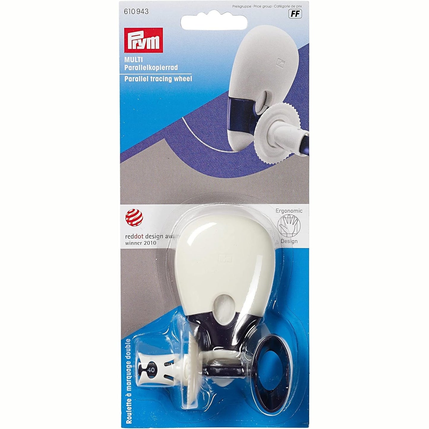 219315 - PRYM - Rrotë me dy shënjime 610943 "Multi", ergonomics