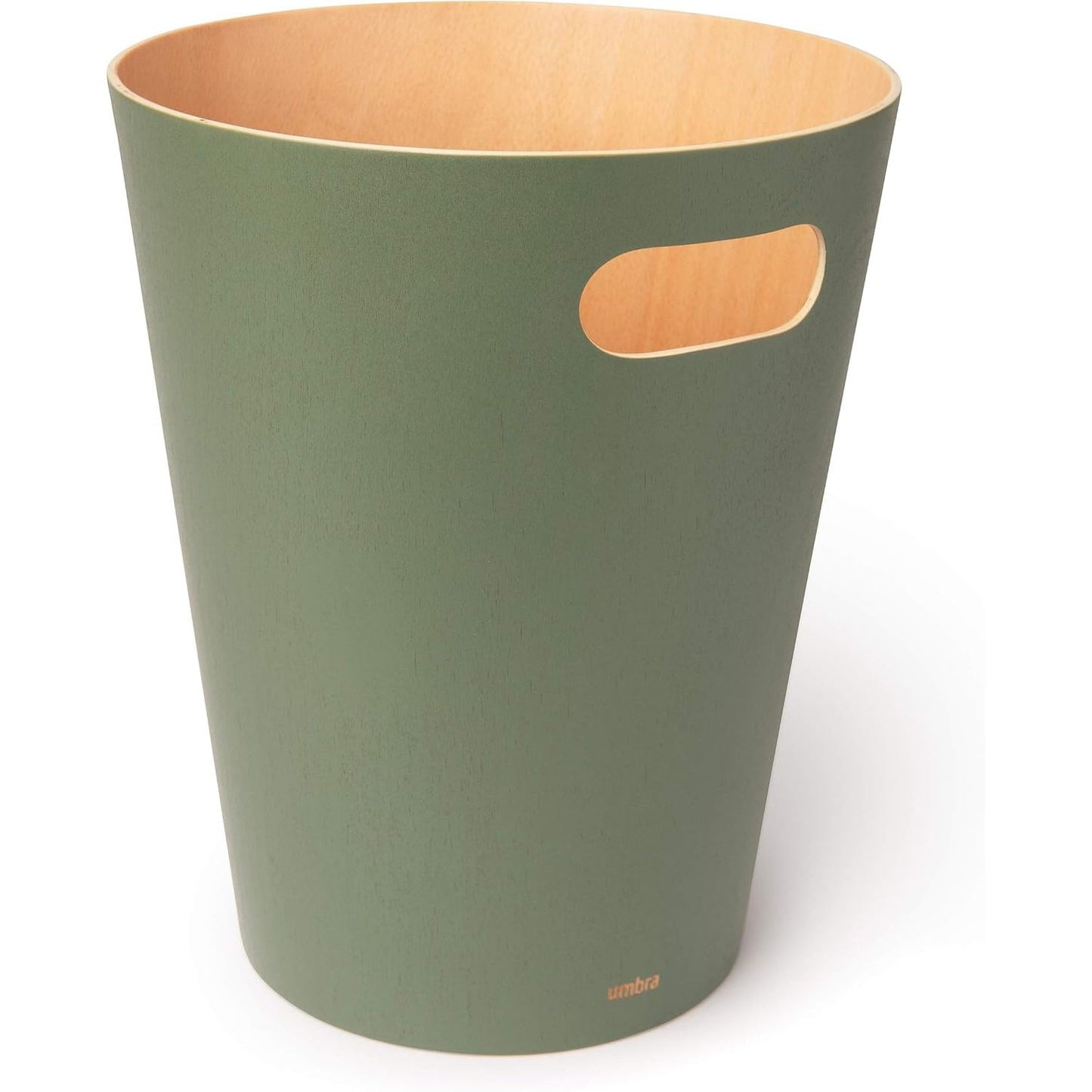 196211 - UMBRA - Kosh Mbeturinash prej Druri Woodrow, Kapacitet 7.5L, i Përshtatshëm për Banjo, Zyrë dhe Hapësira të Tjera, Ngjyra Ahu