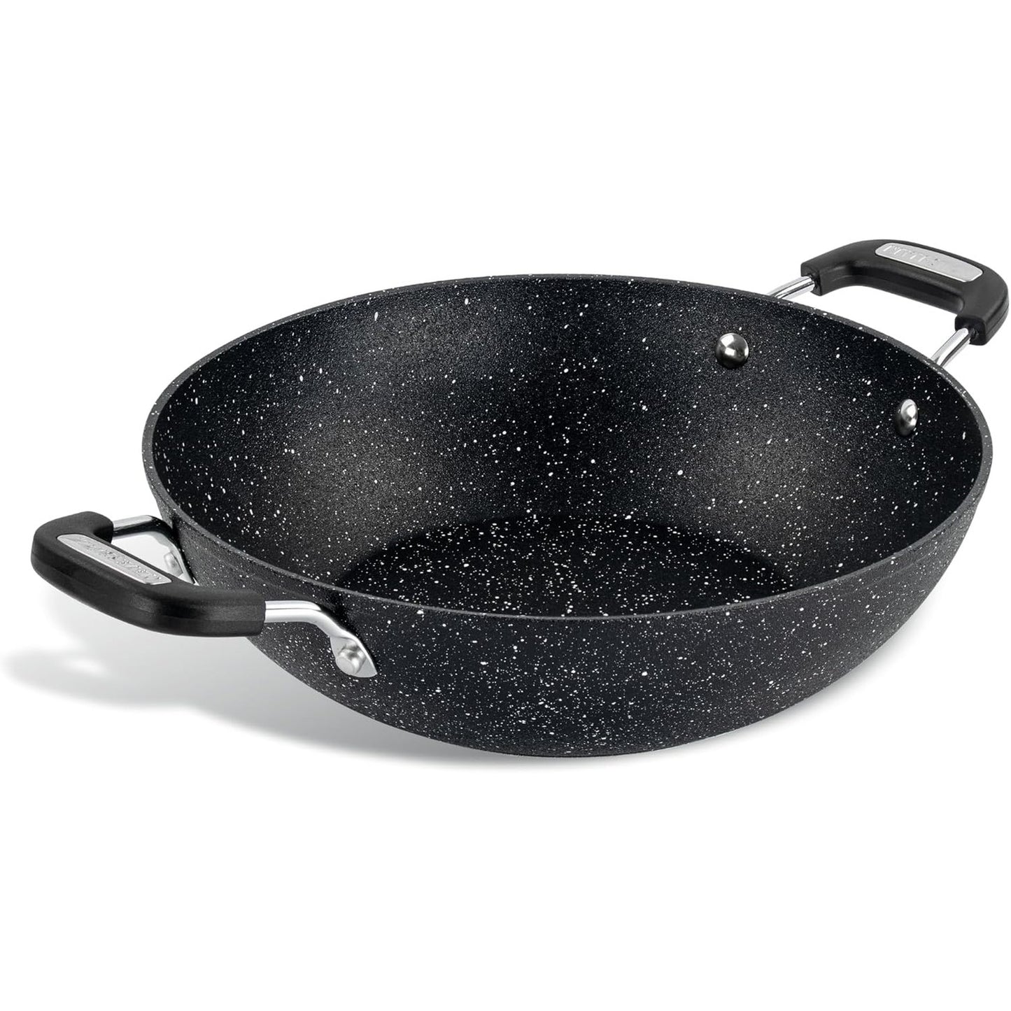 227593 - SCOVILLE Tigan NEVERSTICK 28 cm Kadai, jo-ngjitës, 3.8 l, i përshtatshëm për të gjitha llojet e sobave, doreza me prekje të ftohtë