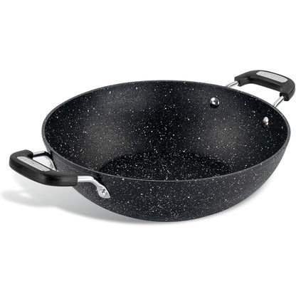 227593 - SCOVILLE Tigan NEVERSTICK 28 cm Kadai, jo-ngjitës, 3.8 l, i përshtatshëm për të gjitha llojet e sobave, doreza me prekje të ftohtë