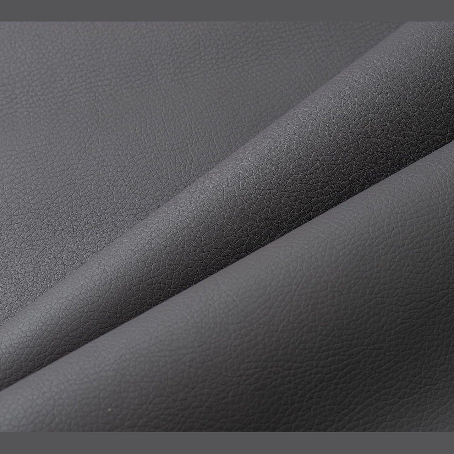 257424 - IPEA Lëkurë artificiale gri e errët për dekor dhe tapiceri 140 x 50 cm, prodhuar në Itali
