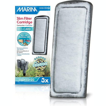 225201 - MARINA Fishekë karboni për filtra Slim S10, S15 dhe S20, pako me 3 copë