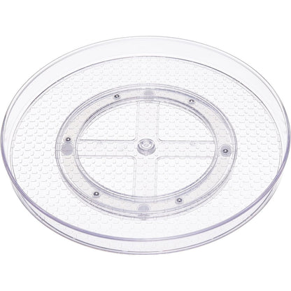 293771 - AMAZON BASICS Organizues tabakash rrotulluese transparent, diametër 30.5 cm, pako me 2 copë