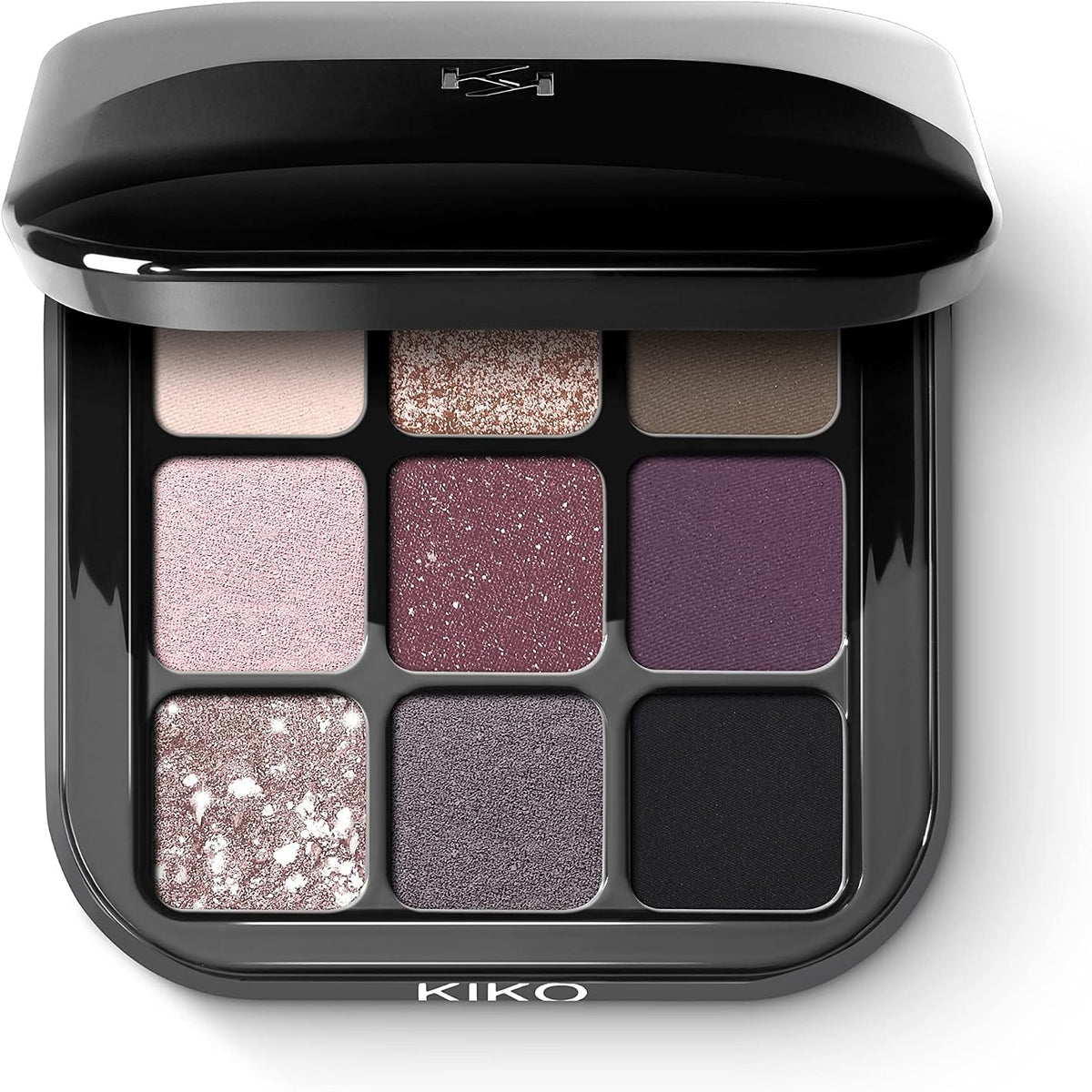 302261 - KIKO Milano Paleta e Hijeve të Syve Glamour Multi Finish 04, 9 Hije Sysh në Ngjyra të Ndryshme