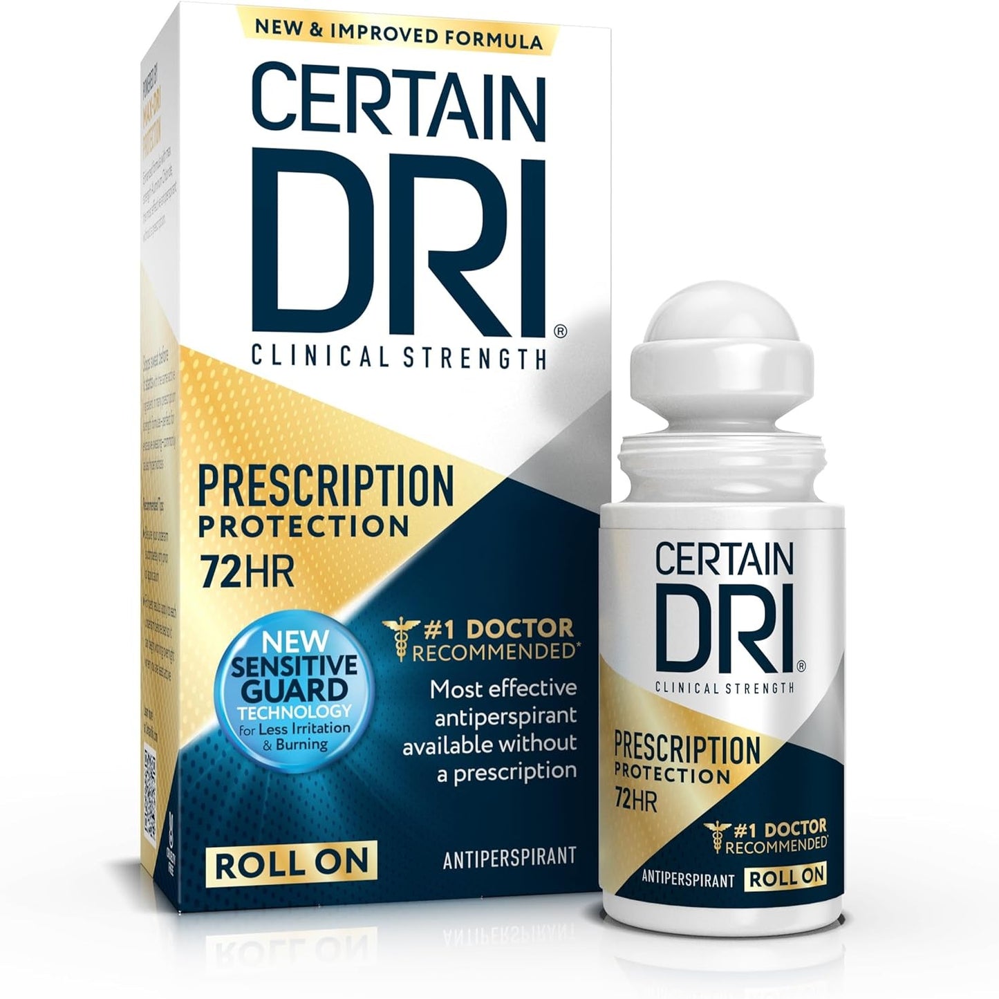 318581 - CERTAIN Dri ★ Anti-djersitje, Roll-On, Fuqi me recetë, 1,2 oz.