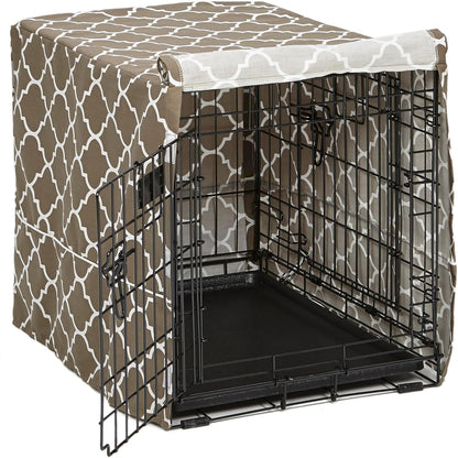 214542 - MIDWEST HOMES FOR PETS Mbulesë Kafazi për Qen të Vegjël, 24 Inç, e Larëshme