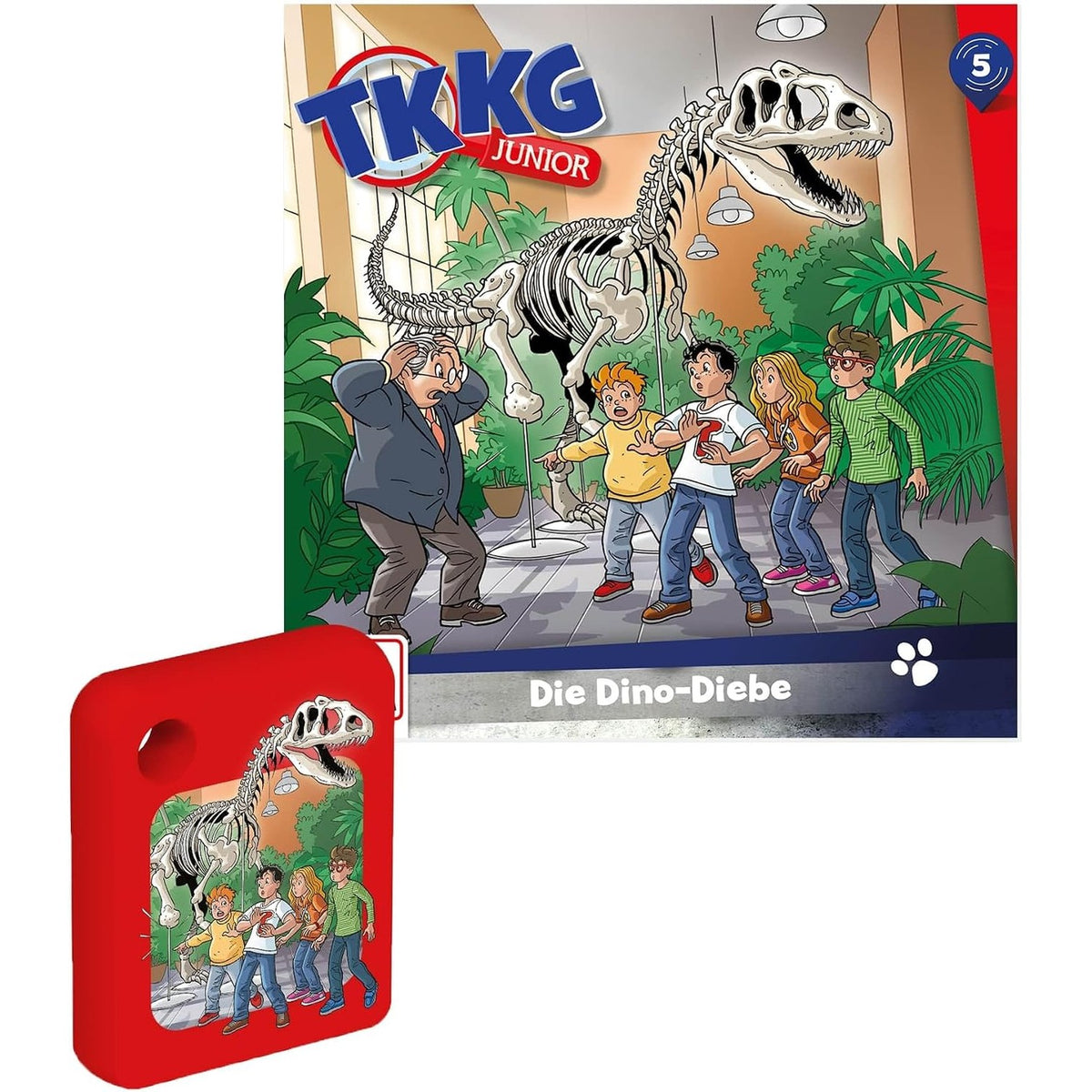 299896 - Galakto Audio Token: TKKG Junior - Episodi 5: Hajdutët Dino, dramë audio për fëmijë 4 vjeç e lart, 59 minuta