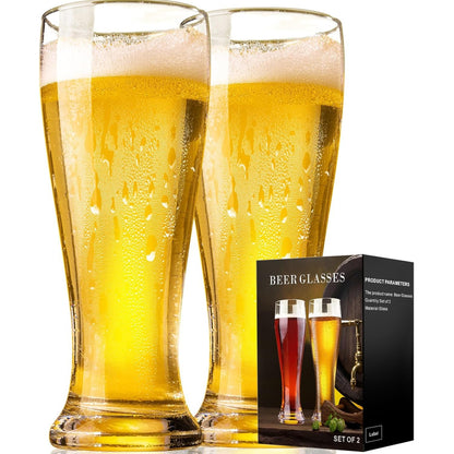 211425 - PARACITY Set i Gotave për Birrë prej Gruri, Madhësia 420ML, Dhuratë për Burra, Paketë me 2