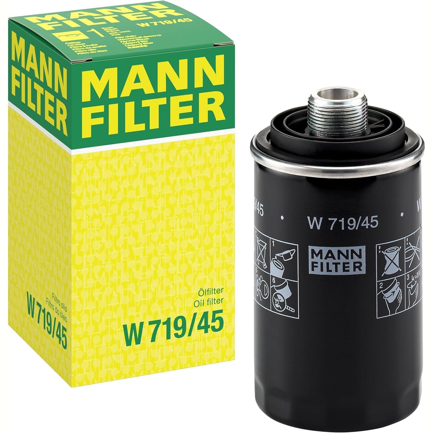 322564 - MANN-FILTER Filtër vaji W 719/45, për makina dhe furgonë