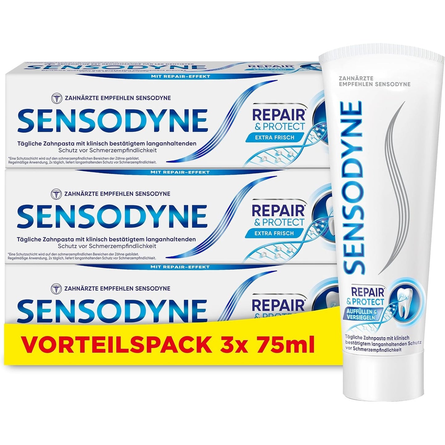 317361 - SENSODYNE - Pastë dhëmbësh Repair* & Protect, 3 x 75 ml