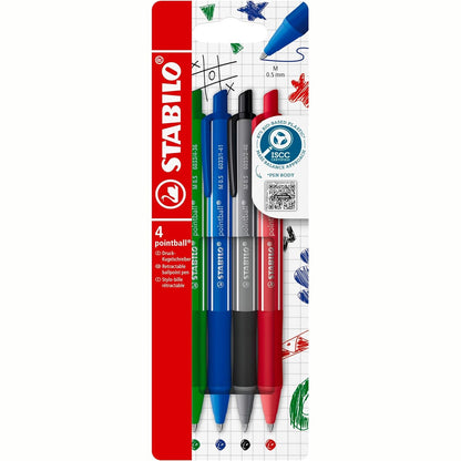 309287 - STABILO - Stilolaps me buton shtypës, shumëngjyrësh
