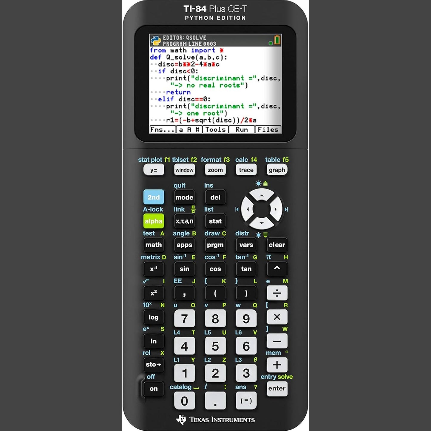 266063 - TEXAS INSTRUMENTS Llogaritësi grafik TI-84 Plus CE-T Python Edition