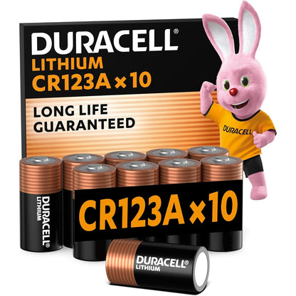 273367 - DURACELL - Bateri Litiumi CR123 me Fuqi të Lartë 3V (CR123A / CR17345) (Pako me 10 Bateri)