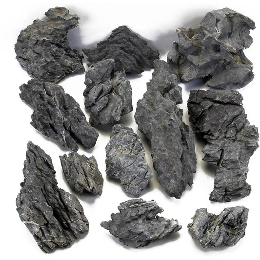 171351 - KINGRUI - Gurët Natyrorë të Akvariumit Seiryu 5kg për Aquascaping, Terrarium & Vivarium, Madhësi 7-15cm