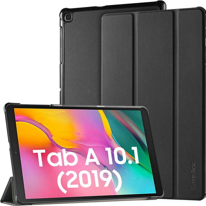 269231 - EASYACC Mbrojtëse për Samsung Galaxy Tab A 10.1 2019 T510 T515 - Ultra e hollë, mbrojtëse prej lëkure PU me funksion mbështetëse
