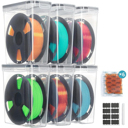296174 - SET ME 6 PJESE VTOPMART ME KUTI PËR RUJTJEN E FILAMENTEVE, Kuti filamentesh 4L për printerë 3D