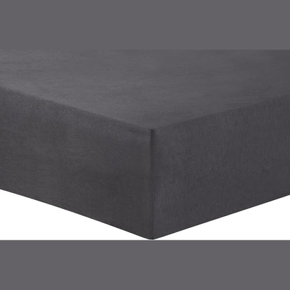 168408 - VISION - Çarçaf i Montuar në Flanelë, 160 x 200 cm, me Elasticitet 30 cm, Material 100% Pambuk