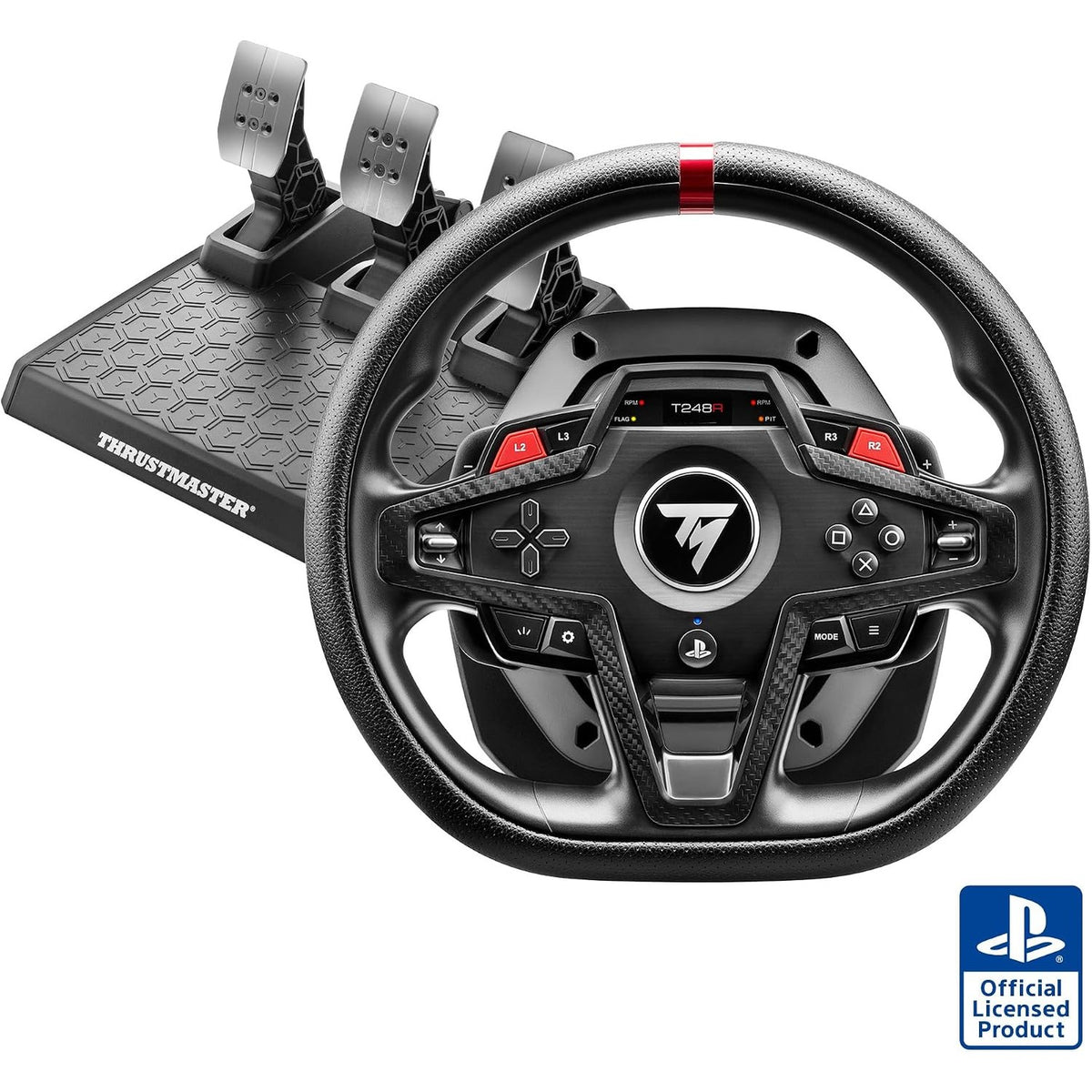 295020 - THRUSTMASTER T248R, Set rrotash dhe pedalesh garash me reagim force 3.1 Nm, për PS5, PS4 dhe PC