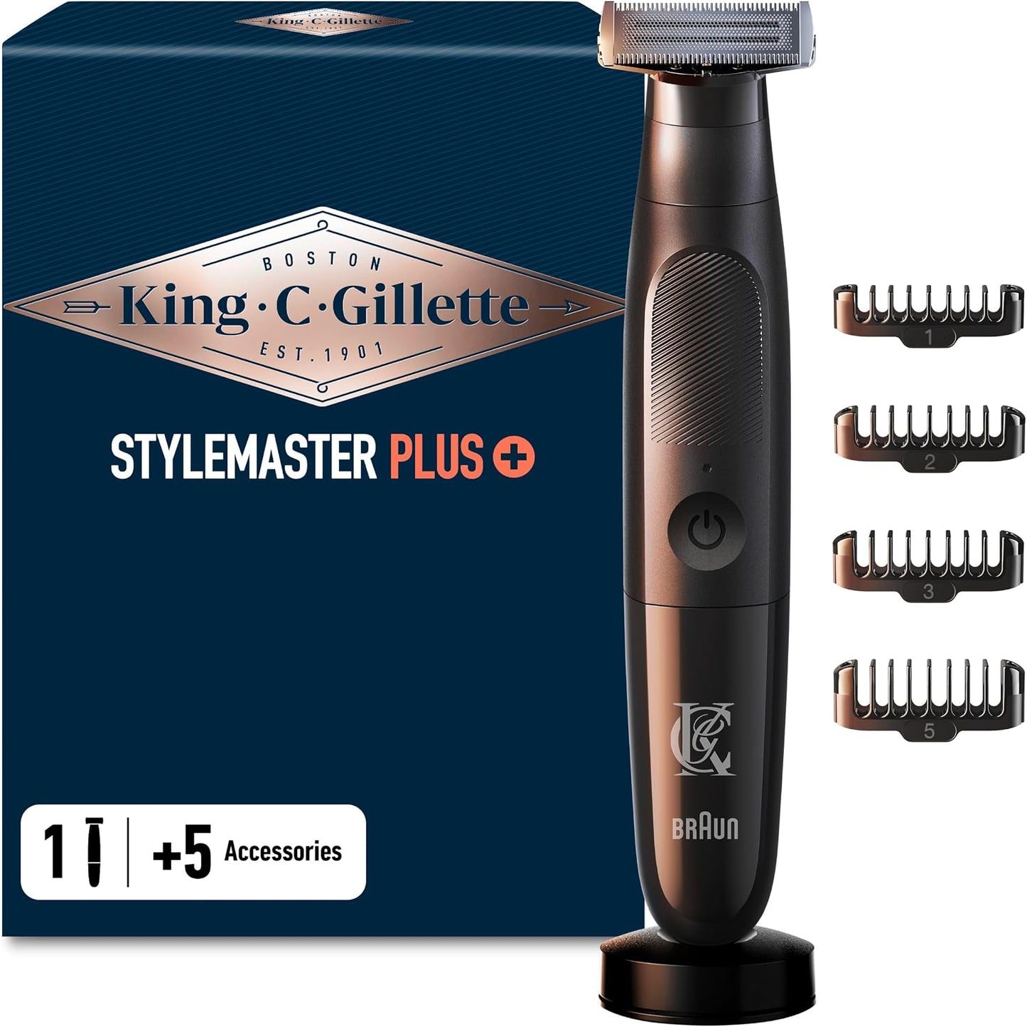 289575 - KING C. GILLETTE Makinë prerëse mjekre Style Master për meshkuj