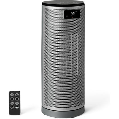 213414 - AMAZON BASICS Ngrohës elektrik qeramik me teknologji PTC, 1800W, lëkundje 70°, 40 cm, gri