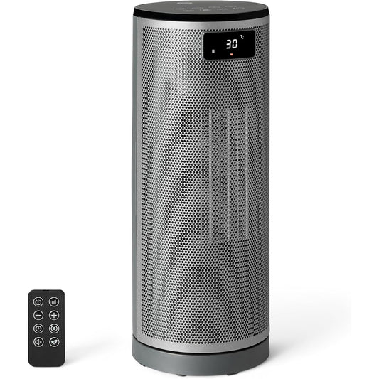 213414 - AMAZON BASICS Ngrohës elektrik qeramik me teknologji PTC, 1800W, lëkundje 70°, 40 cm, gri