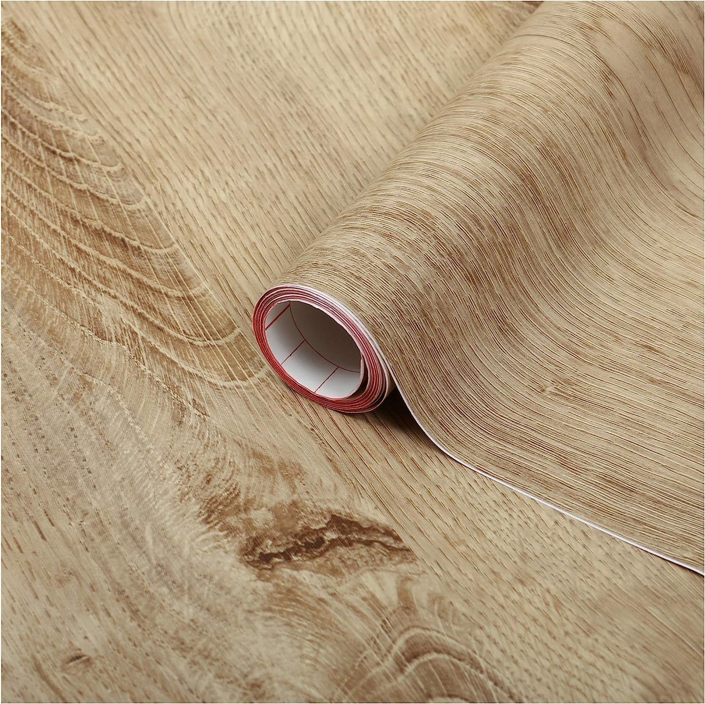 253422 - dc-fix Fletë ngjitëse dekorative për mobilje, me vija lisi, 45 cm x 2 m, moderne dhe e qëndrueshme